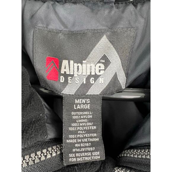Men's Alpine Design Ski Snowboard Winter Waterproof Jacket w Removable Lining L - Picture 4 of 9